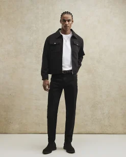 Black Slim Fit Stretch Essential Jeans