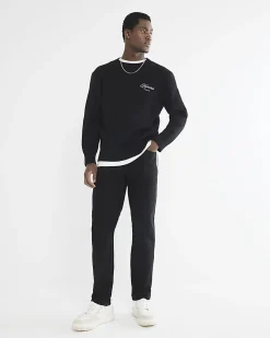 Black Slim Fit Stretch Jeans