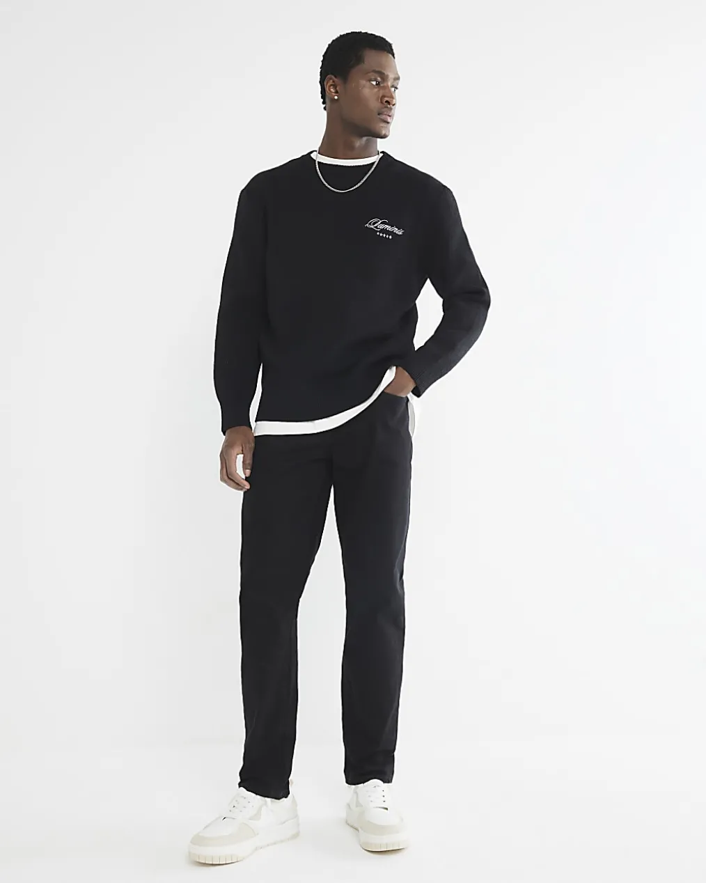 Black Slim Fit Stretch Jeans