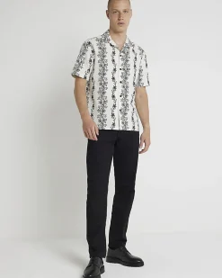Black Slim Fit Stretch Jeans