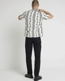 Black Slim Fit Stretch Jeans