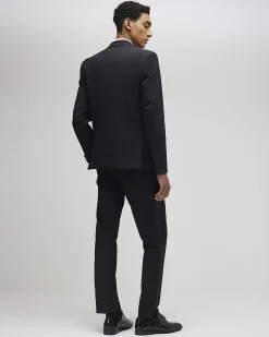 Black Slim Fit Tailored Suit Trousers