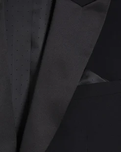 Black Slim Fit Tuxedo Jacket