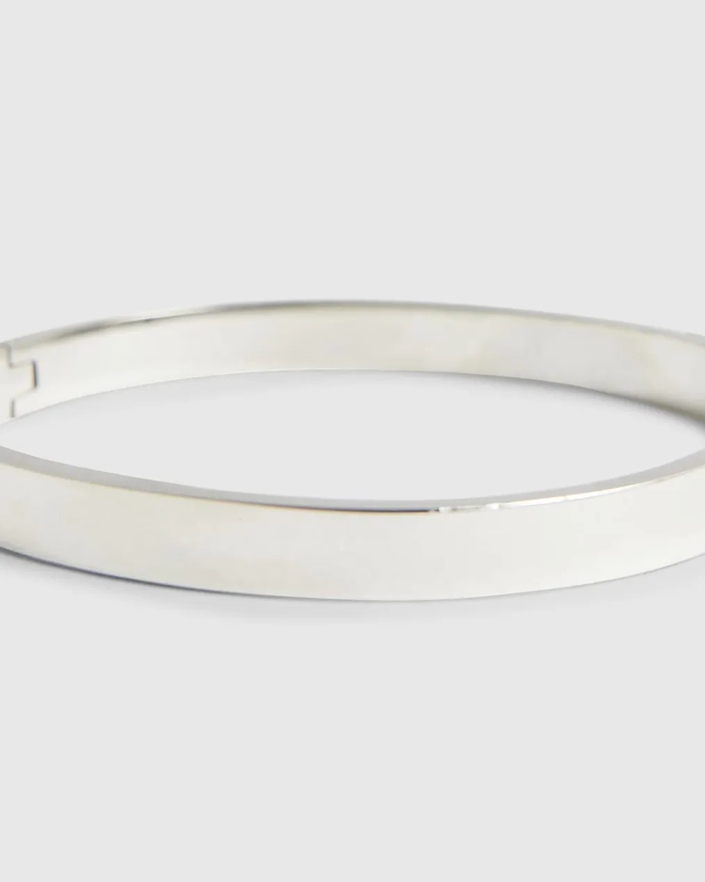 Black Steel Bangle Bracelet