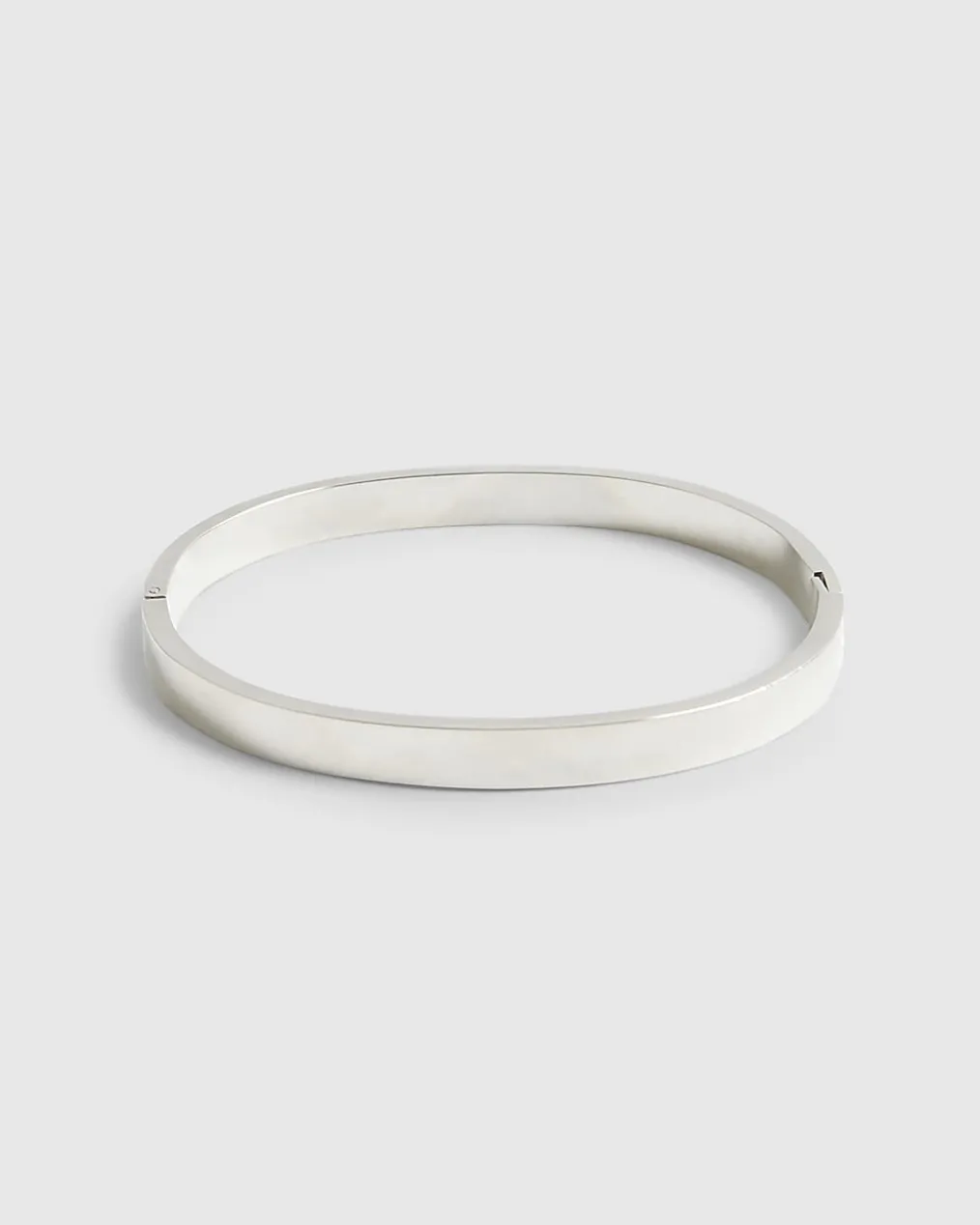 Black Steel Bangle Bracelet