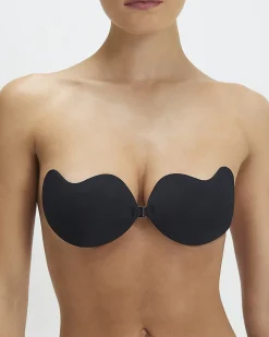 Black Stick On Mango Bra