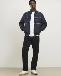 Black Straight Fit Essential Jeans