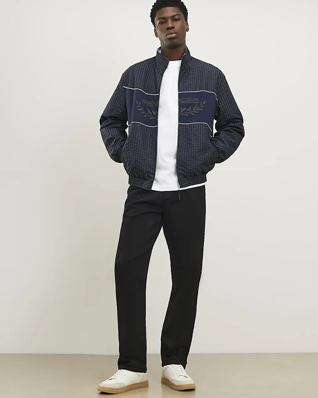 Black Straight Fit Essential Jeans