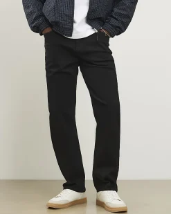 Black Straight Fit Essential Jeans