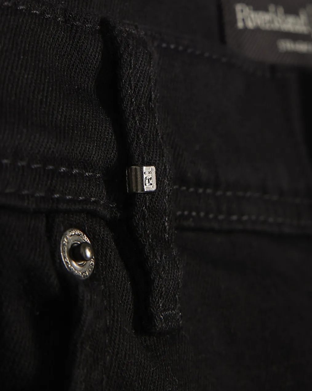 Black Straight Fit Essential Jeans
