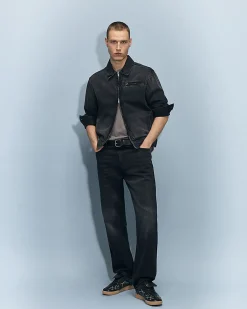 Black Straight Leg Jeans