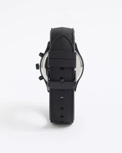 Black Strap Watch