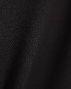 Black Stretch Wide Leg Trousers