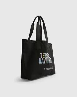 Black Terry De Havilland Tote Bag