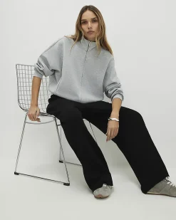 Black Wide Leg Joggers