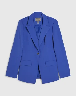 Blue Cinch Back Blazer