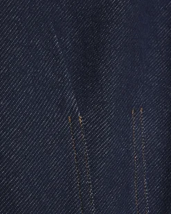 Blue Denim Look Waisted T-Shirt