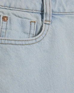Blue Denim Mini Skirt