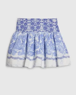 Blue Floral Rara Skirt