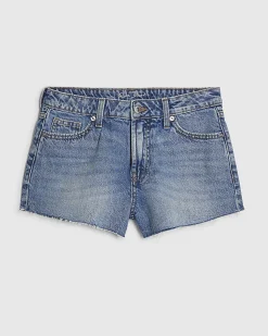 Blue Hotpant Denim Shorts