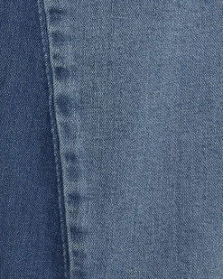Blue Insert Bootcut Jeans