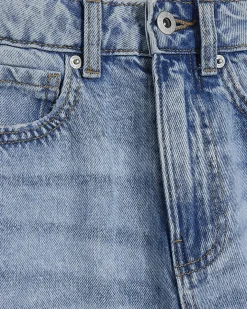Blue Light Wash Balloon Leg Jeans