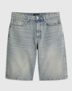 Blue Light Wash Jort