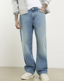 Blue Loose Fit Jeans