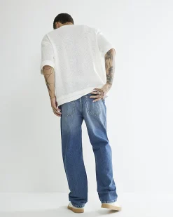 Blue Loose Fit Jeans