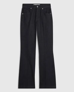 Blue Mid Rise Bootcut Jeans
