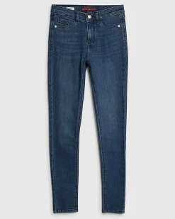 Blue Molly Mid Rise Sculpt Skinny Jeans