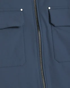 Blue Muscle Fit Shacket