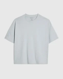 Blue Oversized Fit Cotton Heavyweight T-Shirt