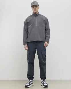 Blue Regular Fit Stretch Cargo Trousers