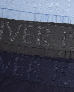 Blue RI Jacquard Pack Of 5 Trunks