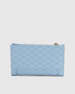 Blue RIR Monogram Mini Purse