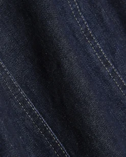 Blue Sculpt Bodycon Denim Midi Dress