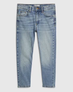Blue Skinny Capri Jeans