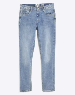 Blue Skinny Fit Stretch Jeans