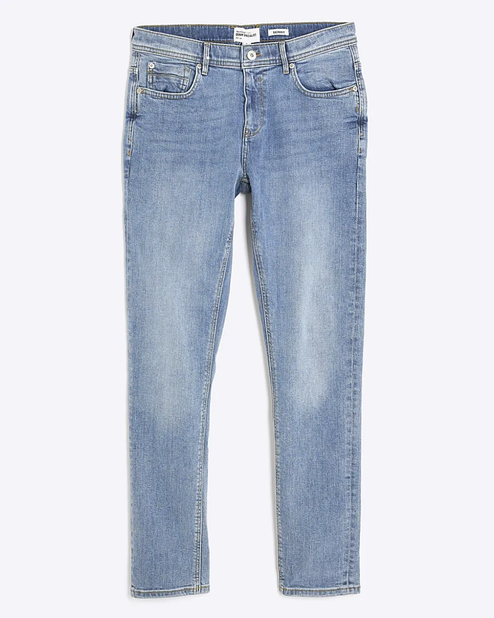 Blue Skinny Fit Stretch Jeans
