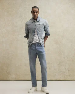 Blue Skinny Fit Stretch Jeans