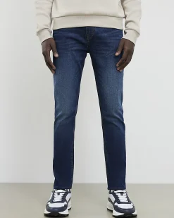 Blue Skinny Fit Stretch Jeans