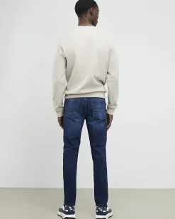 Blue Skinny Fit Stretch Jeans