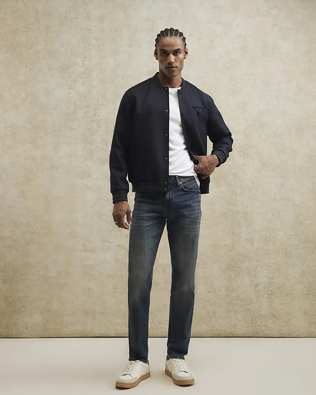 Blue Slim Fit Stretch Jeans