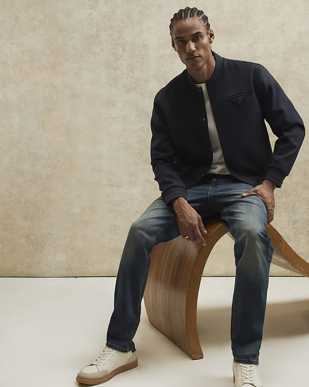 Blue Slim Fit Stretch Jeans