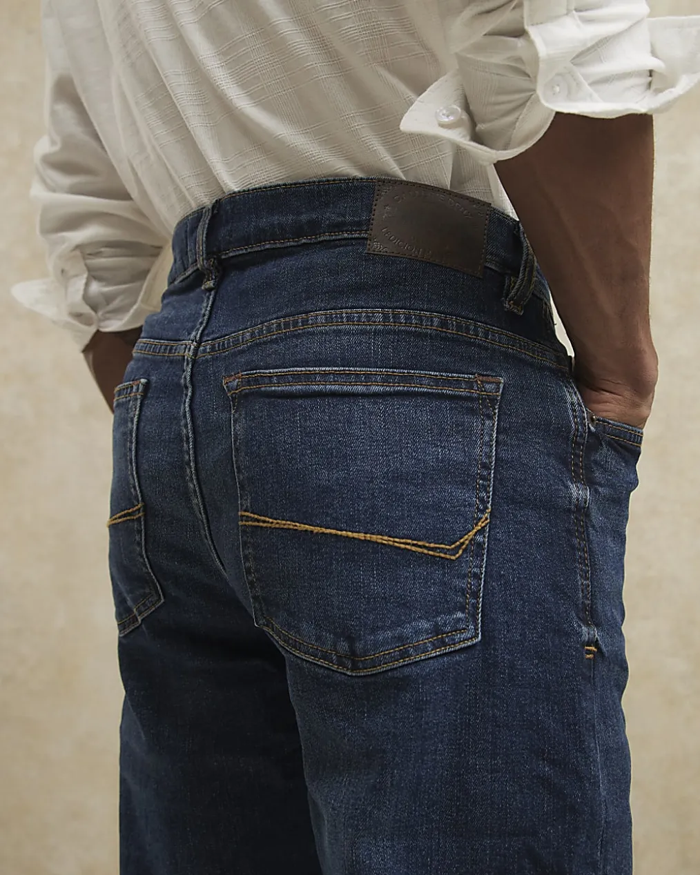 Blue Slim Fit Stretch Jeans