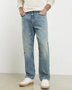 Blue Straight Fit Jeans