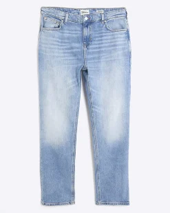 Blue Straight Fit Jeans