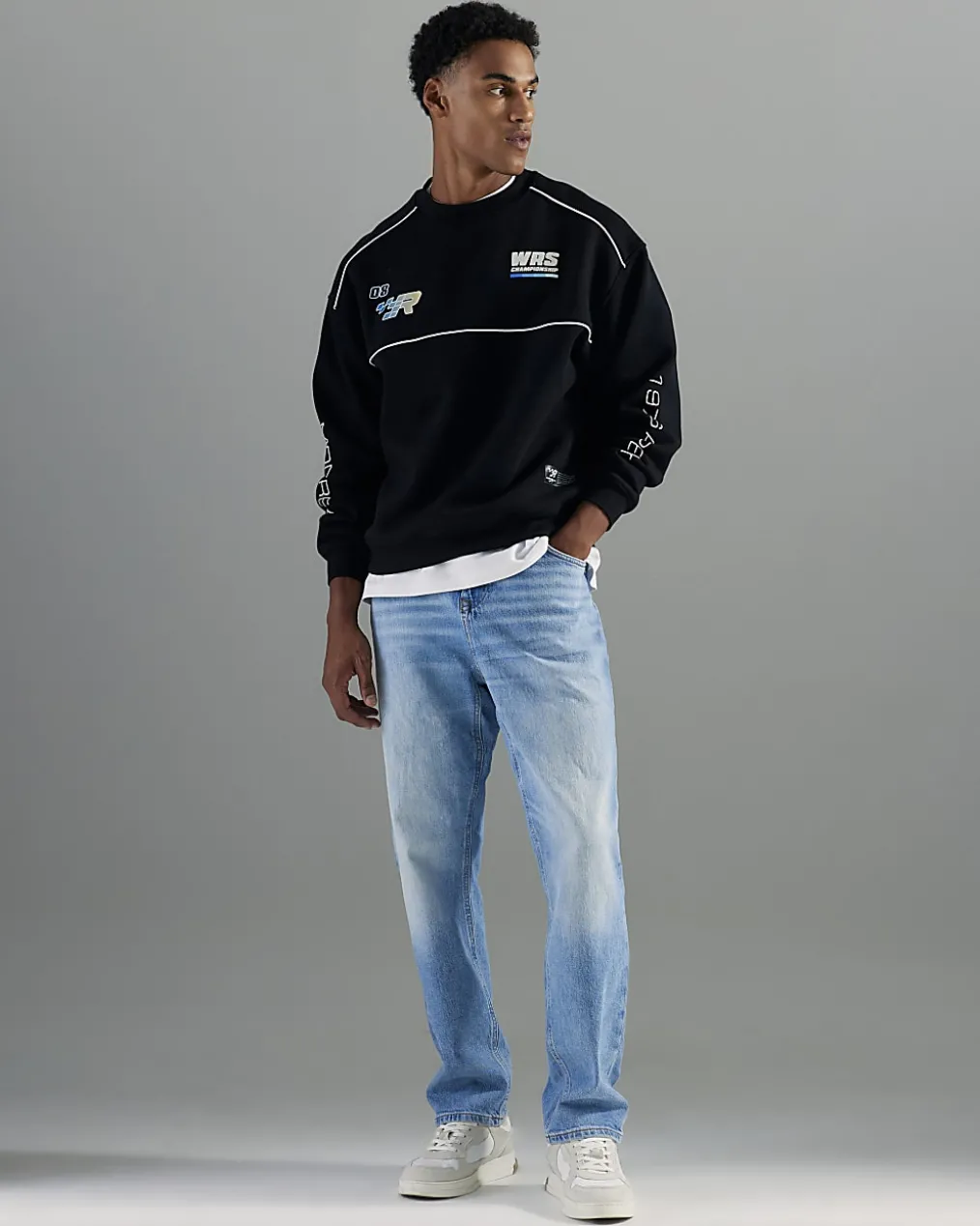 Blue Straight Fit Jeans