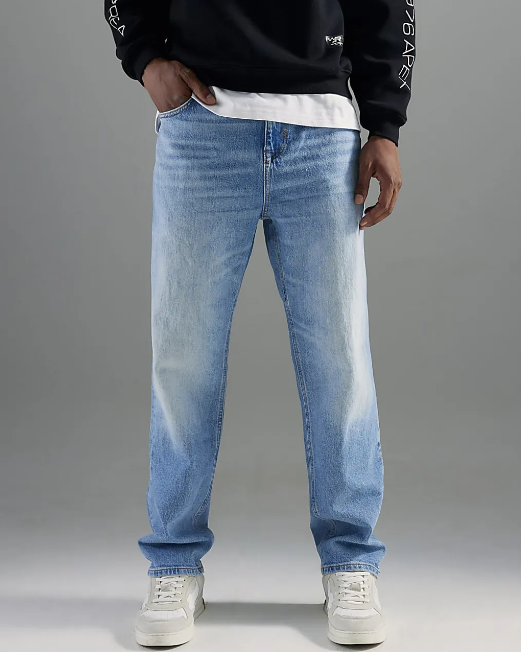 Blue Straight Fit Jeans